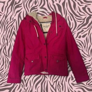 Abercrombie & Fitch Sherpa Lined Jacket